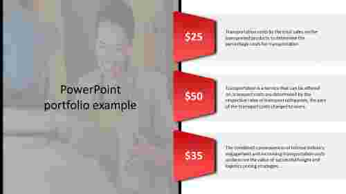 PowerPoint Portfolio Examples Slide Template Designs